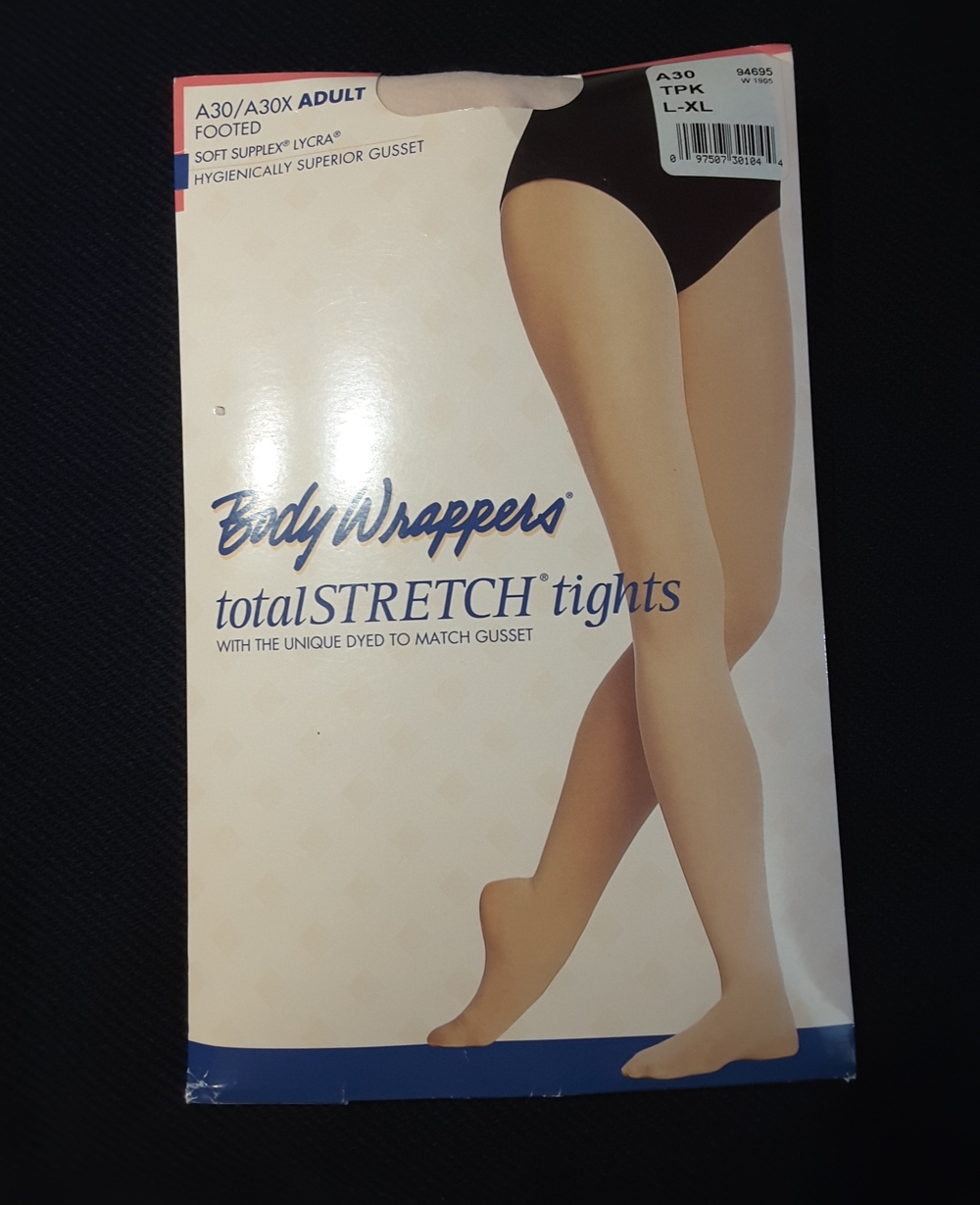 Body Wrappers totalSTRETCH tights Theatrical Pink Size L-XL